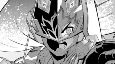 A sneak peek at Read The Red Ranger Becomes an Adventurer in Another World (Manga) Chapter 44.2: Ever Victorious and Laughing